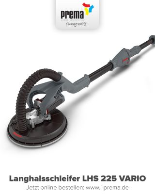 Der Langhalsschleifer LHS 225 VARIO mit Ultranet®-Schleifscheiben überzeugt durch leistungsstarken Motor, variierbare...