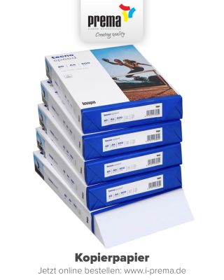 Kopierpapier im Karton-Format (5 × 500 Blatt) – ideal für alle Druck- und Kopiergeräte, mit hoher Laufleistung, sauberem...